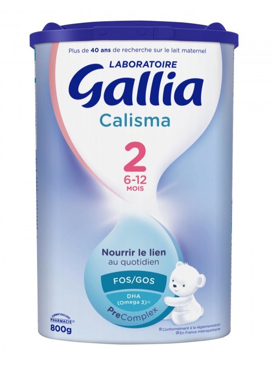 Lait Calisma - 2 ème Age - 6-12 Mois - Gallia - 800g - Gallia