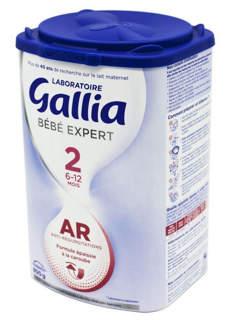 2 boîtes de lait 2ème âge Gallia AR à la caroube neuf - Gallia
