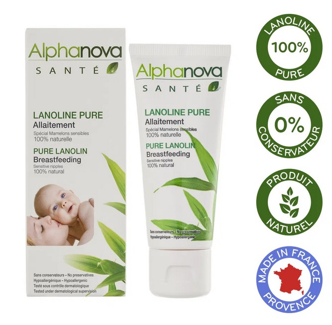 Soins Maternité: Alphanova Lanoline Pure 100% Naturelle 40ml