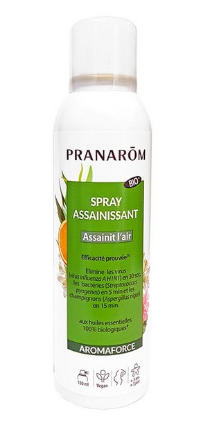 Pranarom Aromaforce spray assainissant bio Orange douce Ravintsara