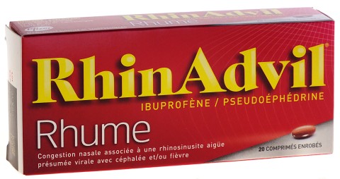 Rhinadvil Rhume 20 Comprimés