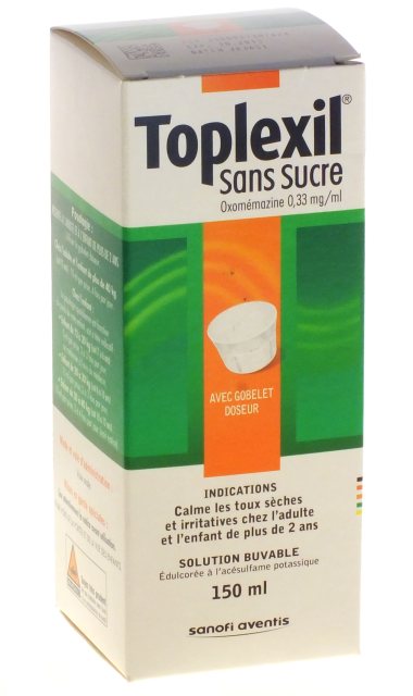 Toux Seche Toplexil Sirop Sans Sucre 150ml