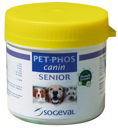 Croissance Tonus Vitalite Pet Phos Canin Chien Senior Boite De 100