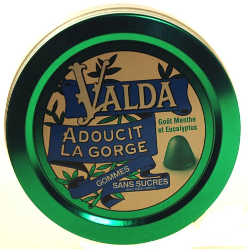 Valda Gommes pour la gorge à la menthe - 160g - Pharmacie en ligne