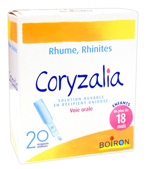 Rhume Nez Gorge Boiron Coryzalia Unidoses