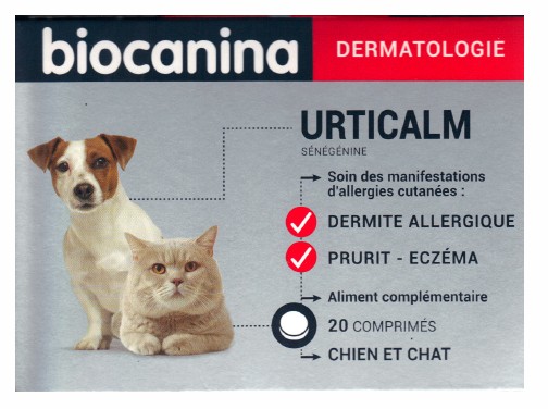 Biocanina Urticalm comprimés - Anti-démangeaisons - Chien et chat