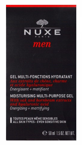 Nuxe Men Gel Multi-Usages Hydratant 50 Ml - Soin Visage Et Corps Homme - Neuf
