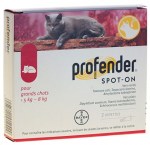 Profender Grands Chats 5-8kg Spot-on 2 Pipettes