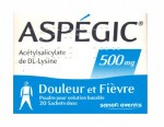 Aspegic 500mg 20 Sachets-Dose
