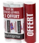 Neutrogena Stick Lèvre 4.8g Lot de 2 + 1 Offert